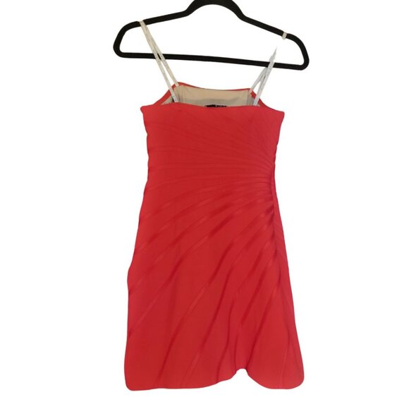 Halston Crepe Sunray Strapless Dress - Picture 3 of 4